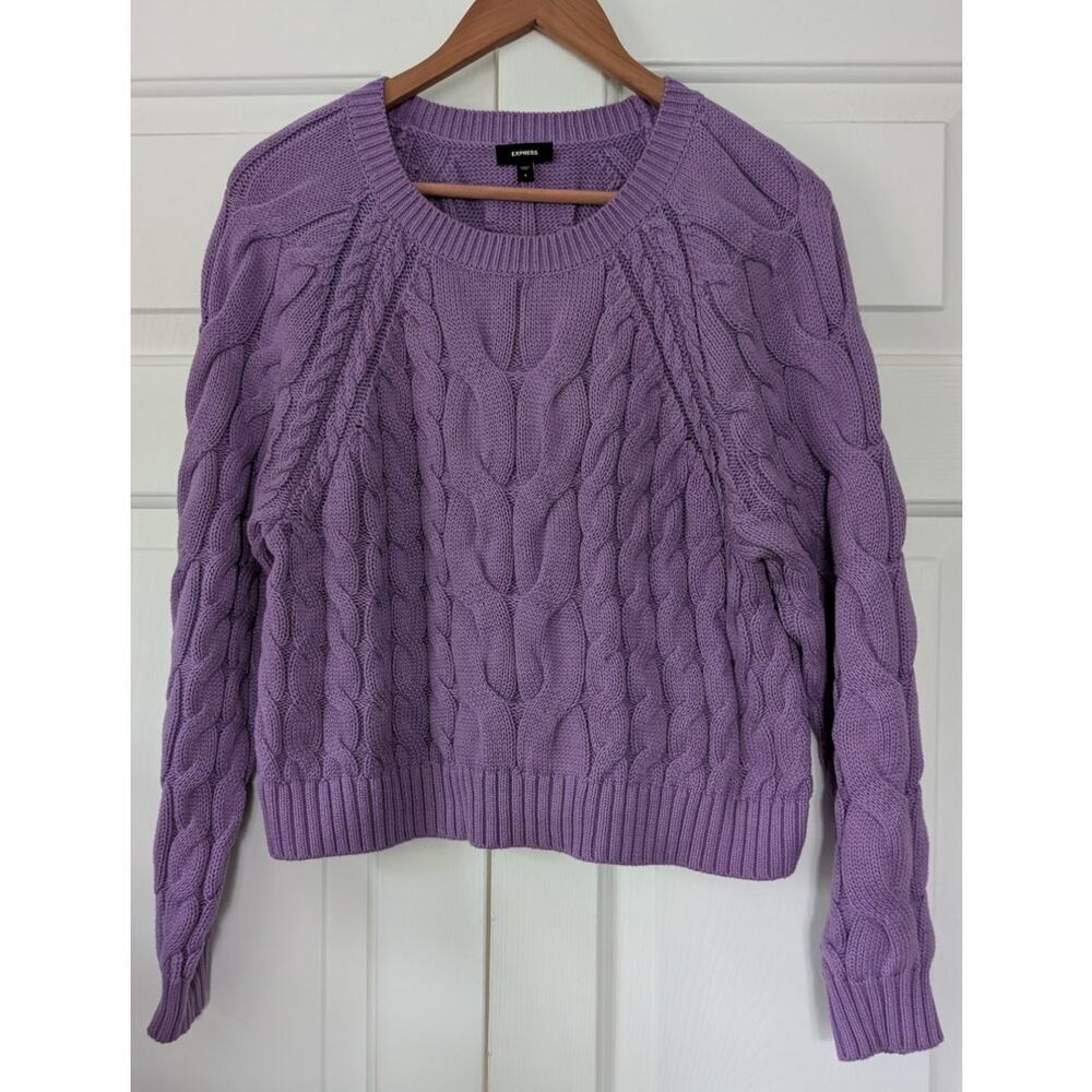 Express Chunky Cableknit Sweater